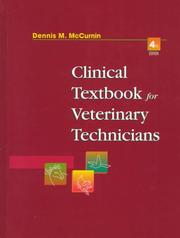 Cover of: Clinical textbook for veterinary technicians