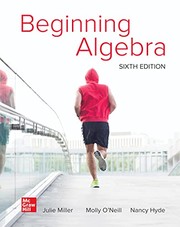 Cover of: Beginning Algebra by Julie Miller, Molly ONeill, Nancy Hyde