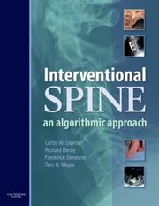 Cover of: Interventional Spine: An Algorithmic Approach