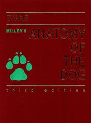 Cover of: Miller's anatomy of the dog.