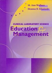 Cover of: Clinical laboratory science education & management