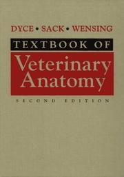 Cover of: Textbook of veterinary anatomy