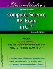 Cover of: Addison Wesley's Review for the Computer Science AP Exam in C++