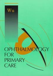 Cover of: Ophthalmology for primary care