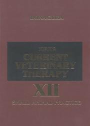 Cover of: Kirk's Current Veterinary Therapy XII : Small Animal Practice