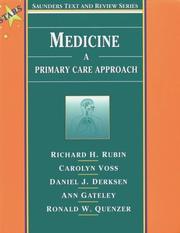 Cover of: Medicine: A Primary Care Approach