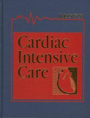 Cover of: Cardiac intensive care by [edited by] David L. Brown.