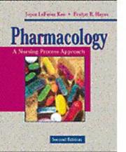 Cover of: Pharmacology by Joyce LeFever Kee