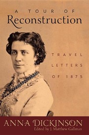Cover of: Tour of Reconstruction: Travel Letters Of 1875