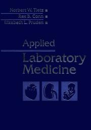 Cover of: Applied laboratory medicine