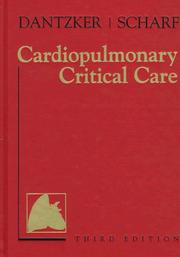 Cover of: Cardiopulmonary critical care