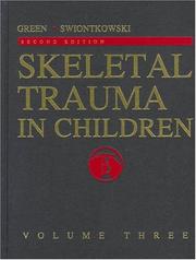 Cover of: Skeletal Trauma in Children, Volume Three