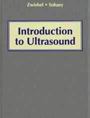 Cover of: Introduction to ultrasound