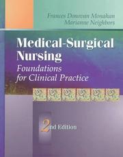 Cover of: Medical-surgical nursing: foundations for clinical practice.