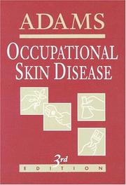 Occupational skin disease by Robert M. Adams, Judy Fletcher