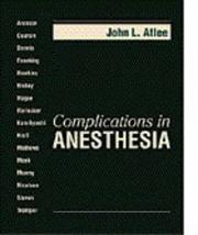 Cover of: Complications in anesthesia