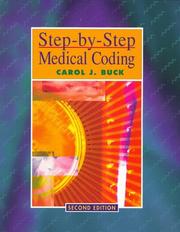 Cover of: Step-by-step medical coding by Carol J. Buck, Carol J. Buck