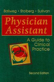 Cover of: Physician Assistant by Ruth Ballweg, Sherry Stolberg