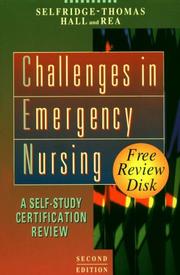 Cover of: Challenges in emergency nursing: a self-study certification review
