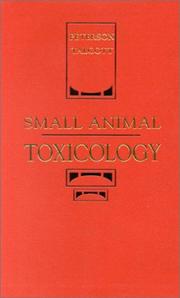 Small animal toxicology by Michael E. Peterson, Patricia A. Talcott