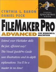 Cover of: FileMaker Advanced 5 Visual QuickPro Guide For Windows and Macintosh