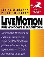 Cover of: LiveMotion for Windows & Macintosh (Visual QuickStart Guide) by Elaine Weinmann, Peter Lourekas