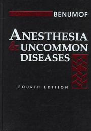 Cover of: Anesthesia & uncommon diseases