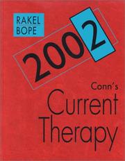 Cover of: Conn's Current Therapy, 2002