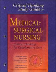 Cover of: Study Guide to accompany Medical-Surgical Nursing by Carol Gamer Dignon, Sheryl R. Alba, Rosemarie Helen Delya, Donna D. Ignatavicius