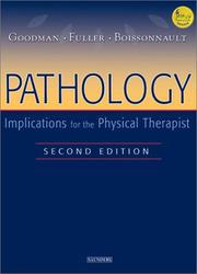 Cover of: Pathology by Catherine C. Goodman, William G. Boissonnault, Kenda S. Fuller