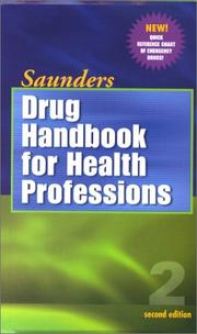 Cover of: Saunders Drug Handbook for Health Professions (Mosby's Drug Consult for Health Professionals)