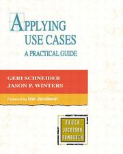 Cover of: Applying Use Cases: A Practical Guide (2nd Edition)