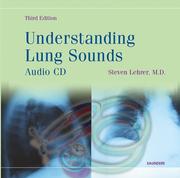 Cover of: Understanding Lung Sounds (Booklet with Audio CD) by Steven Lehrer