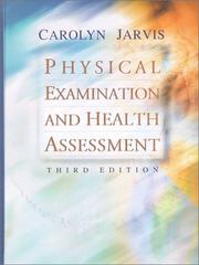 Cover of: Physical Exam/Health Assessment by Carolyn Jarvis, Ana C. Jarvis