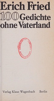 Cover of: 100 Gedichte ohneVaterland.