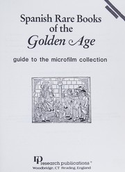 Cover of: Spanish rare books of the golden age: guide to the microfilm collection.