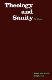 Cover of: Theology & Sanity (Stagbooks) by F. J. Sheed
