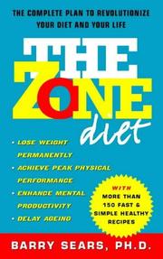 Cover of: The Zone Diet