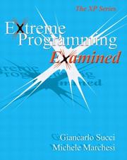 Cover of: Extreme Programming Examined by Giancarlo Succi, Michele Marchesi