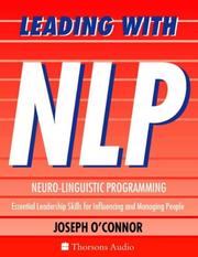 Cover of: Leading With NLP  by Joseph O'Connor