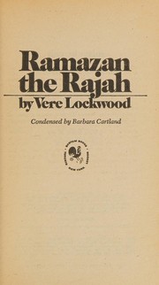 Cover of: Ramazan the Rajah by Vere Lockwood