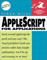 AppleScript for applications by Ethan Wilde