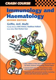 Cover of: Immunology and Haematology (Crash Course) by James Griffin, Saimah Arif, Arjmand Mufti