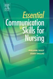 Cover of: Essential Communication Skills for Nursing Practice (Essential)