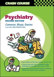 Cover of: Psychiatry by Alasdair D. Cameron