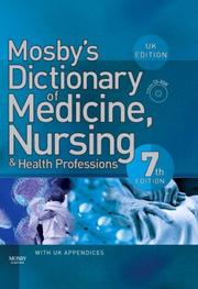 Cover of: Mosby's Dictionary of Medicine, Nursing & Health Professions (Medical Dictionary)