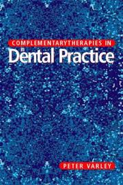 Cover of: Complementary therapies in dental practice