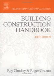Cover of: Building Construction Handbook Restricted International Edition
