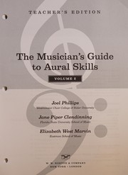 Cover of: The Musician's Guide to Aural Skills, Vol. 2 [with audio CD]