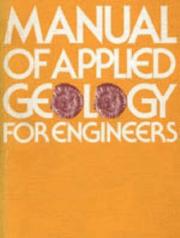 Cover of: Manual of applied geology for engineers.
